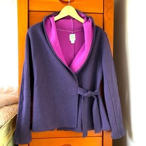 Title Nine Wrap It Up Cardigan Merino Wool XS